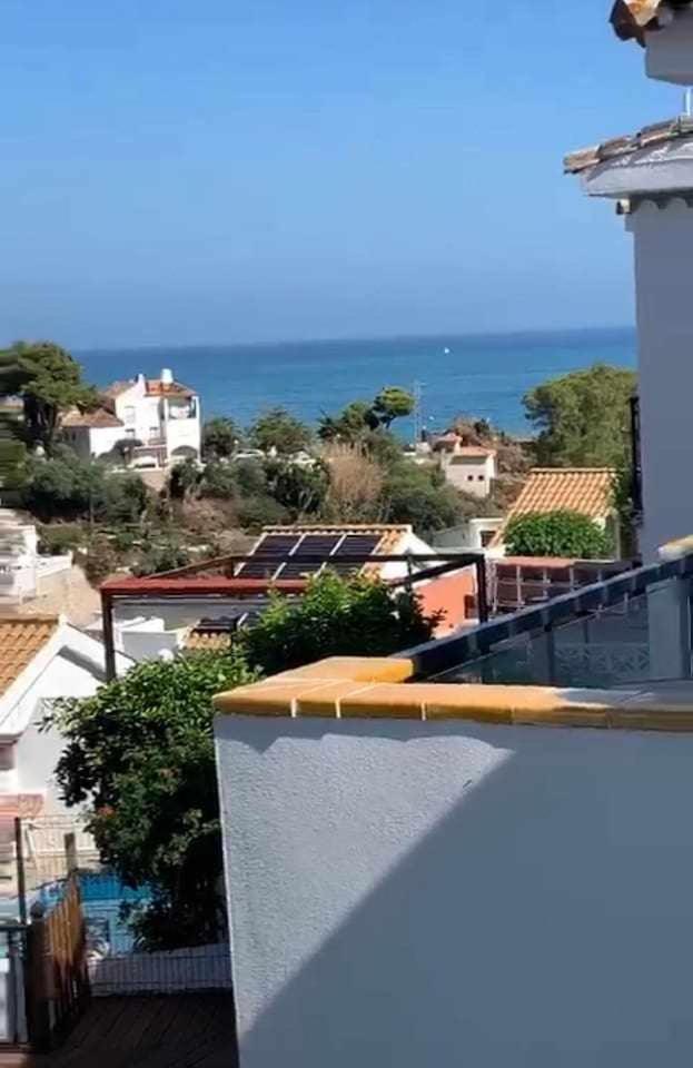 La Villa Escondida 1 Precioso Estudio Vista Al Mar Málaga Buitenkant foto